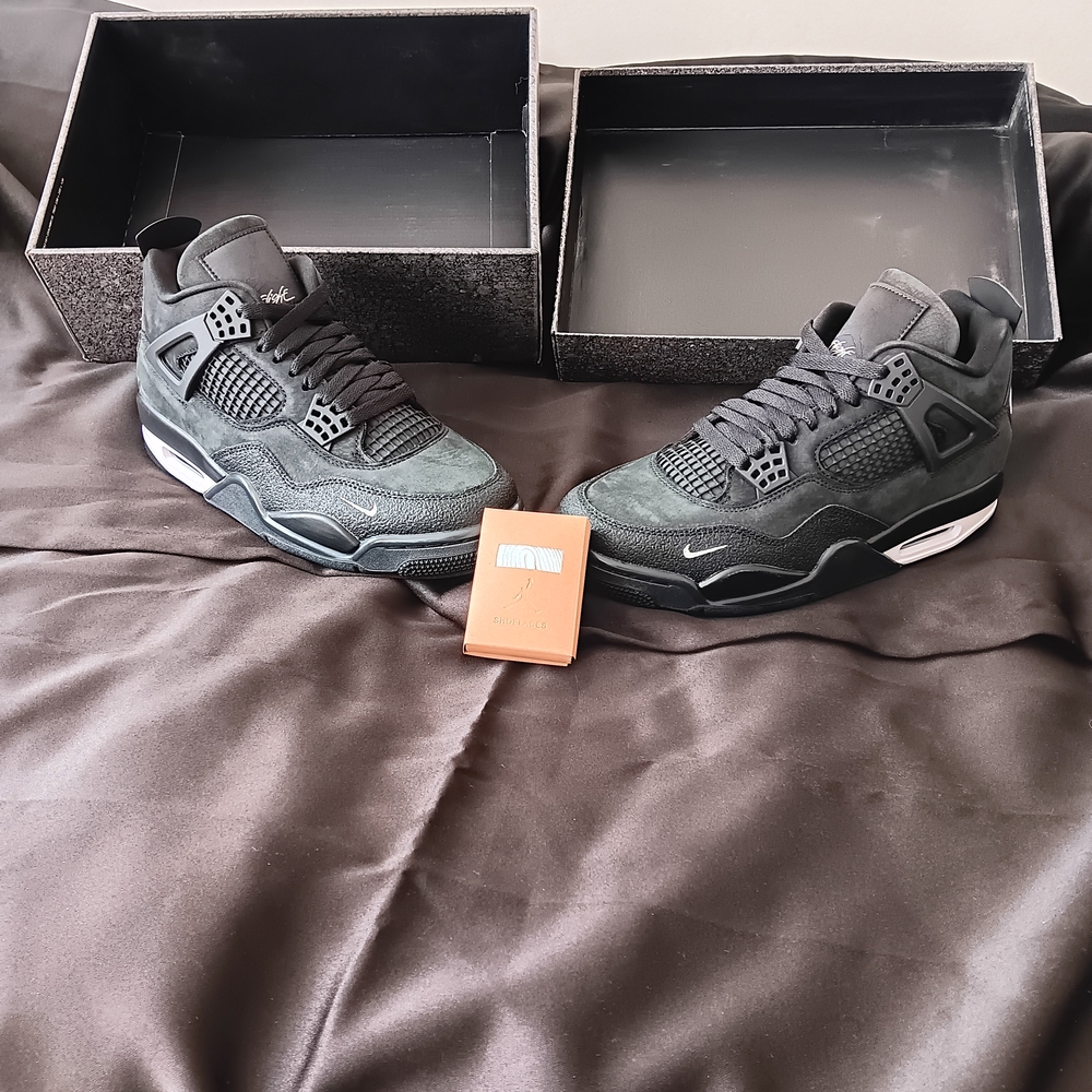 Air Jordan 4 Retro X Nigel Sylvester "Bike" Sneakers (Bricks)